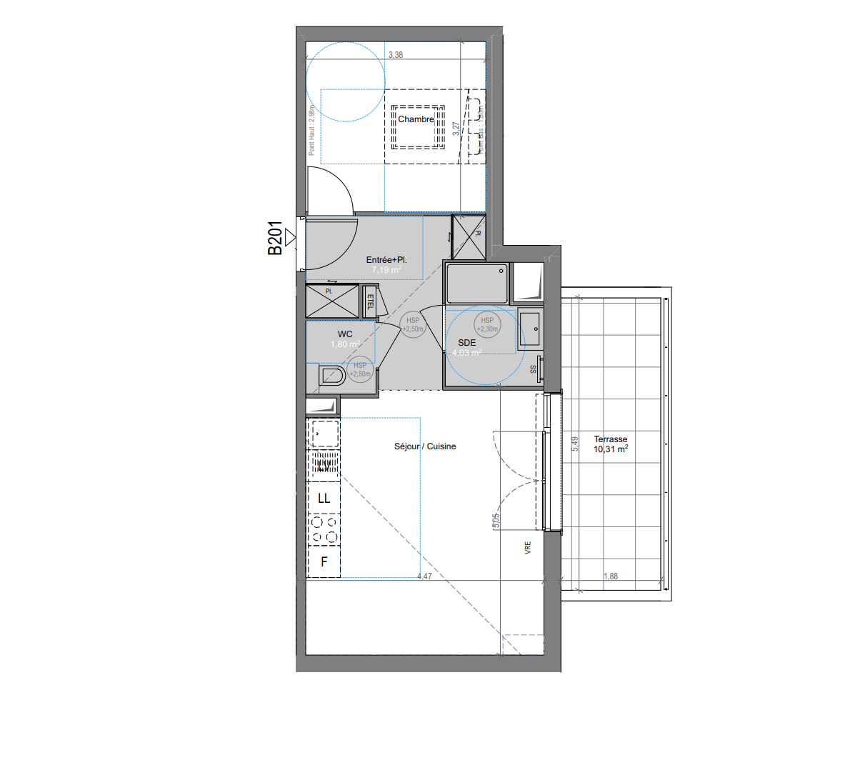 Vente Appartement à Cogolin 2 pièces