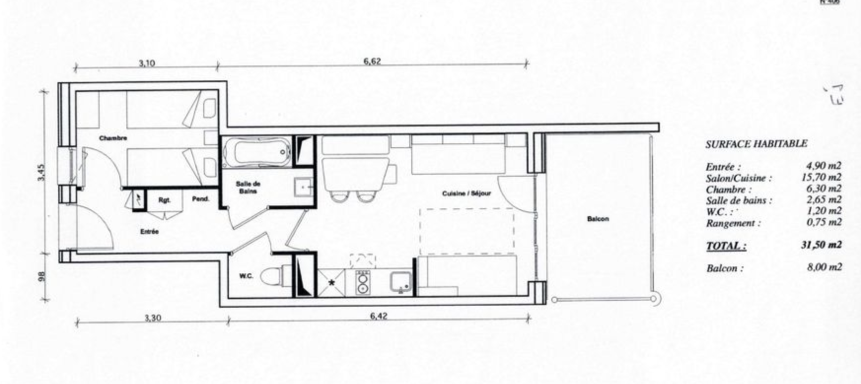 Vente Appartement à Morzine 2 pièces