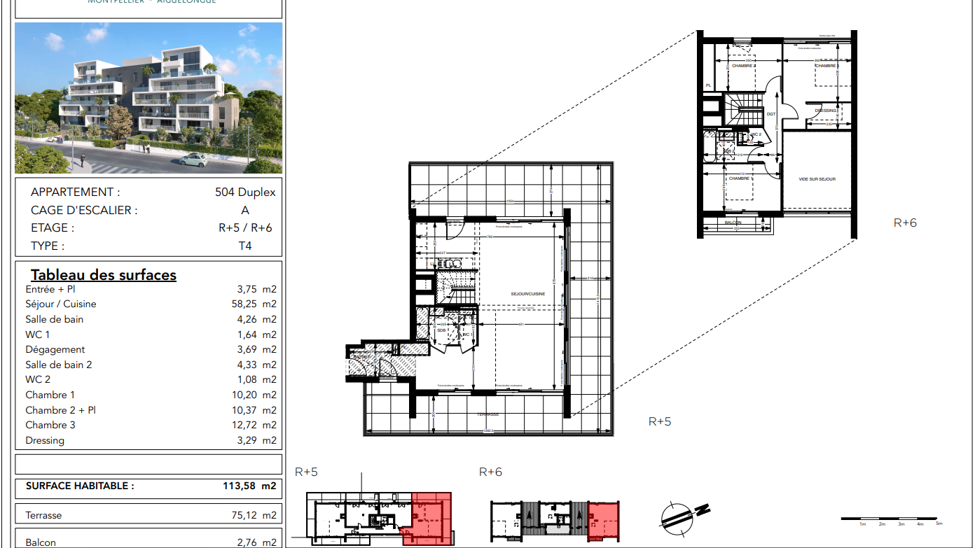 Vente Appartement à Montpellier 4 pièces