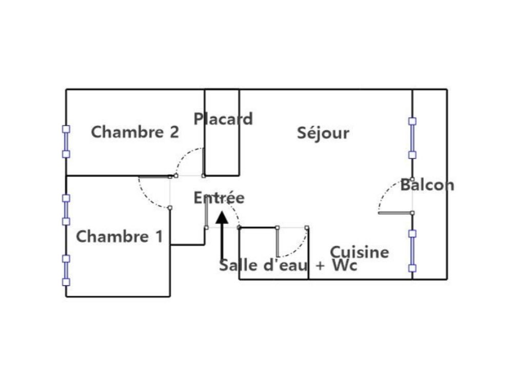 Vente Appartement à Marseille 4e arrondissement 3 pièces