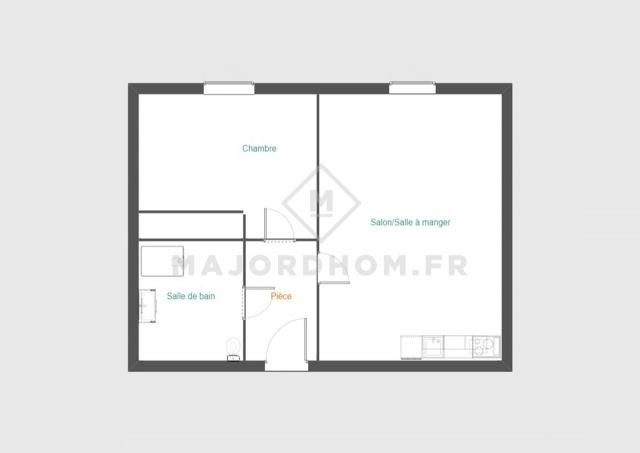 Vente Appartement à Marseille 1er arrondissement 2 pièces