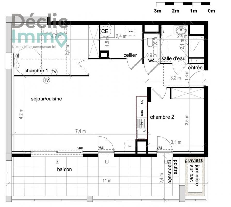 Vente Appartement à Saint-Aunès 3 pièces