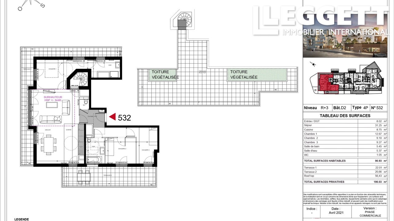 Vente Appartement à Chatou 4 pièces