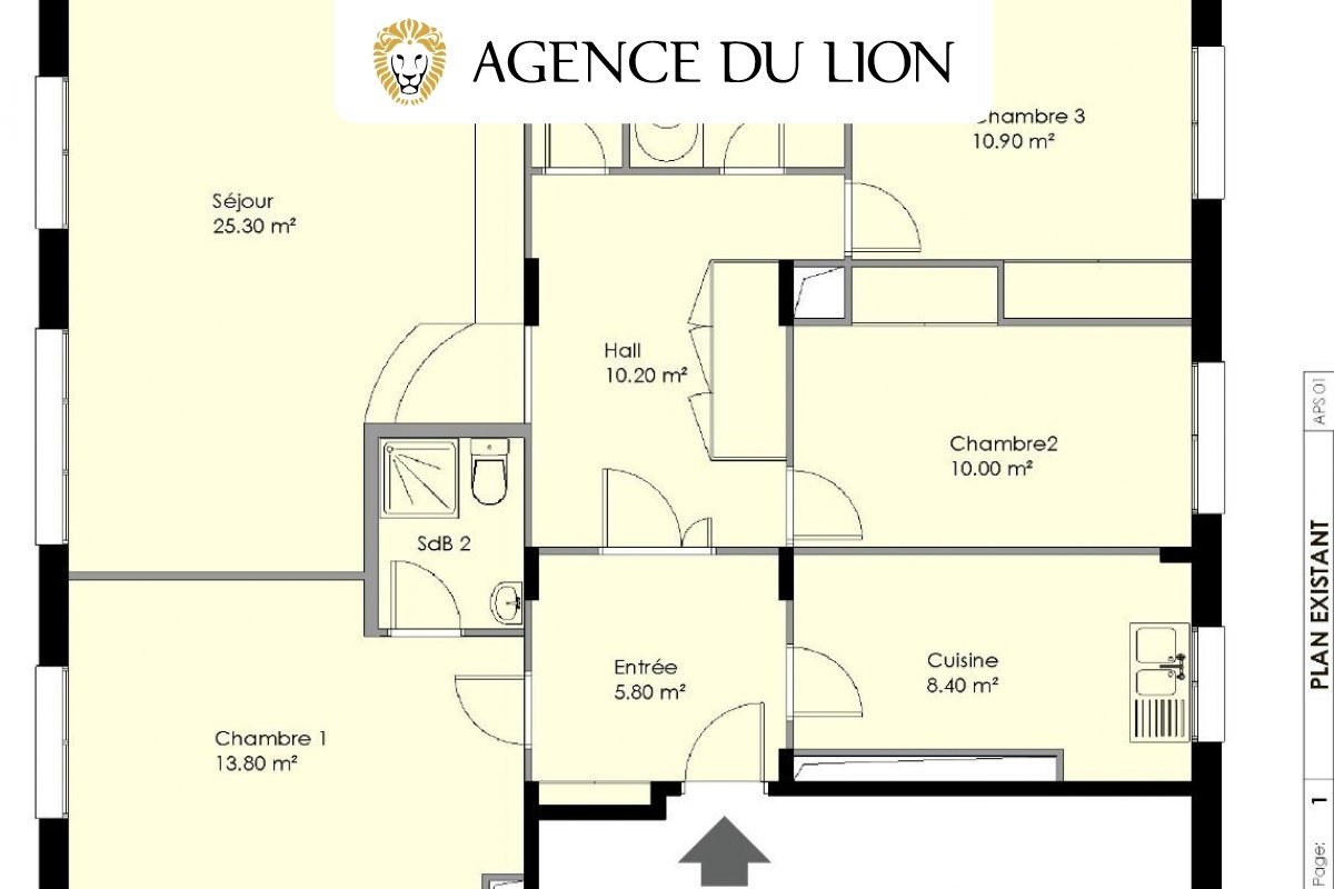 Vente Appartement à Paris Ménilmontant 20e arrondissement 5 pièces