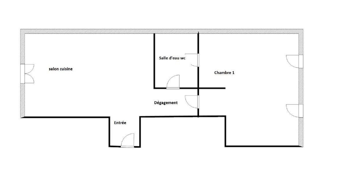 Location Appartement à Castelnaudary 2 pièces