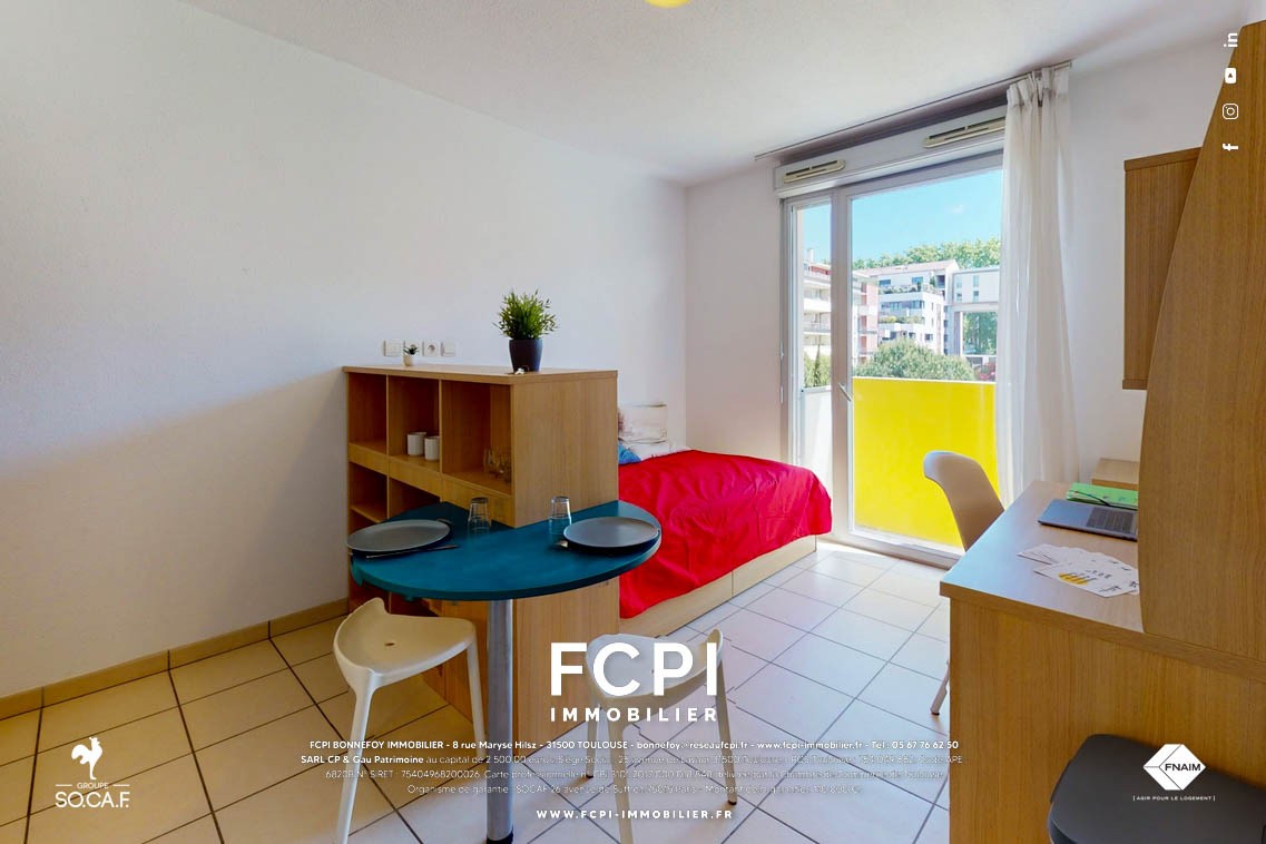 Vente Appartement à Toulouse 1 pièce