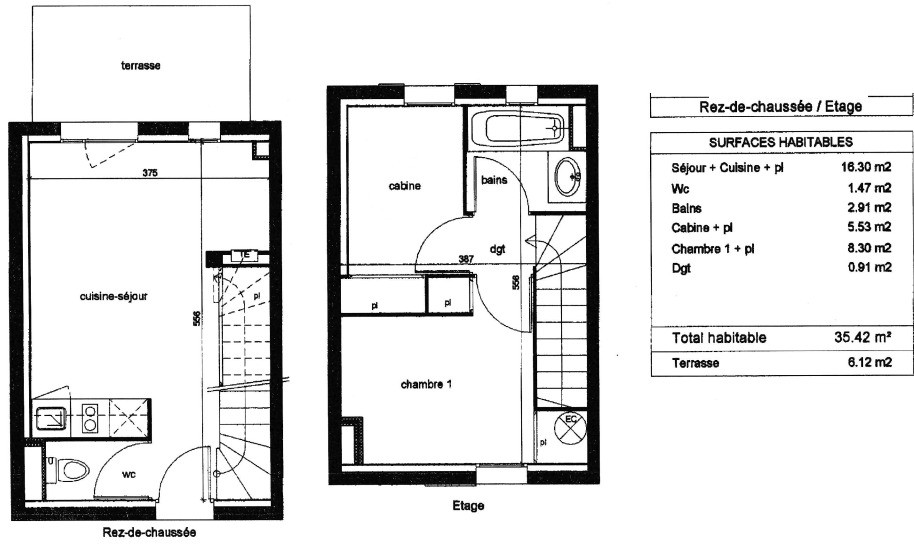 Vente Appartement à Montignac 2 pièces