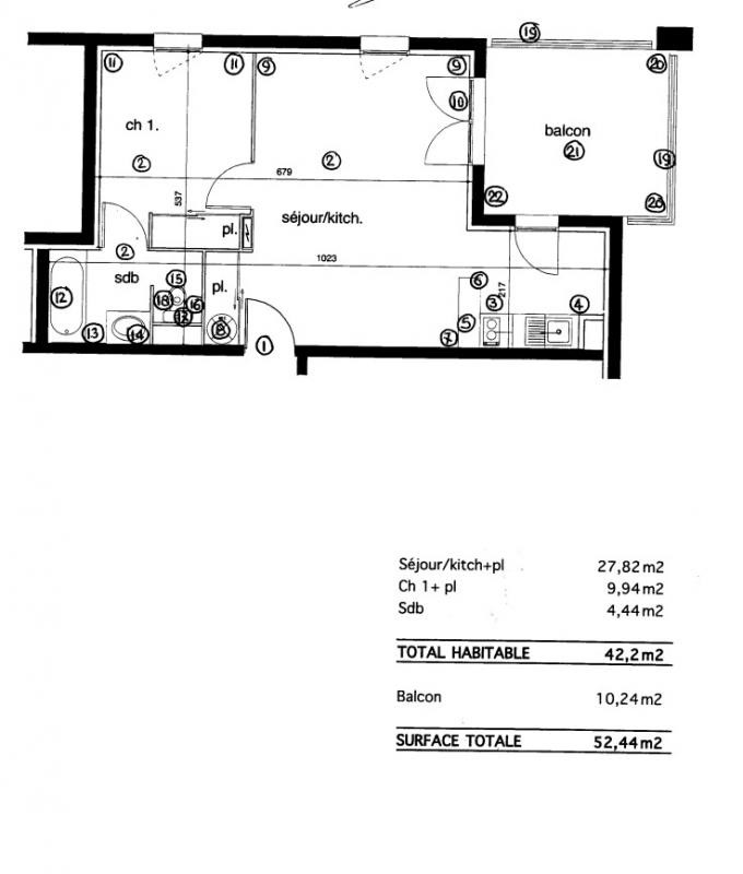 Vente Appartement à Montauban 2 pièces