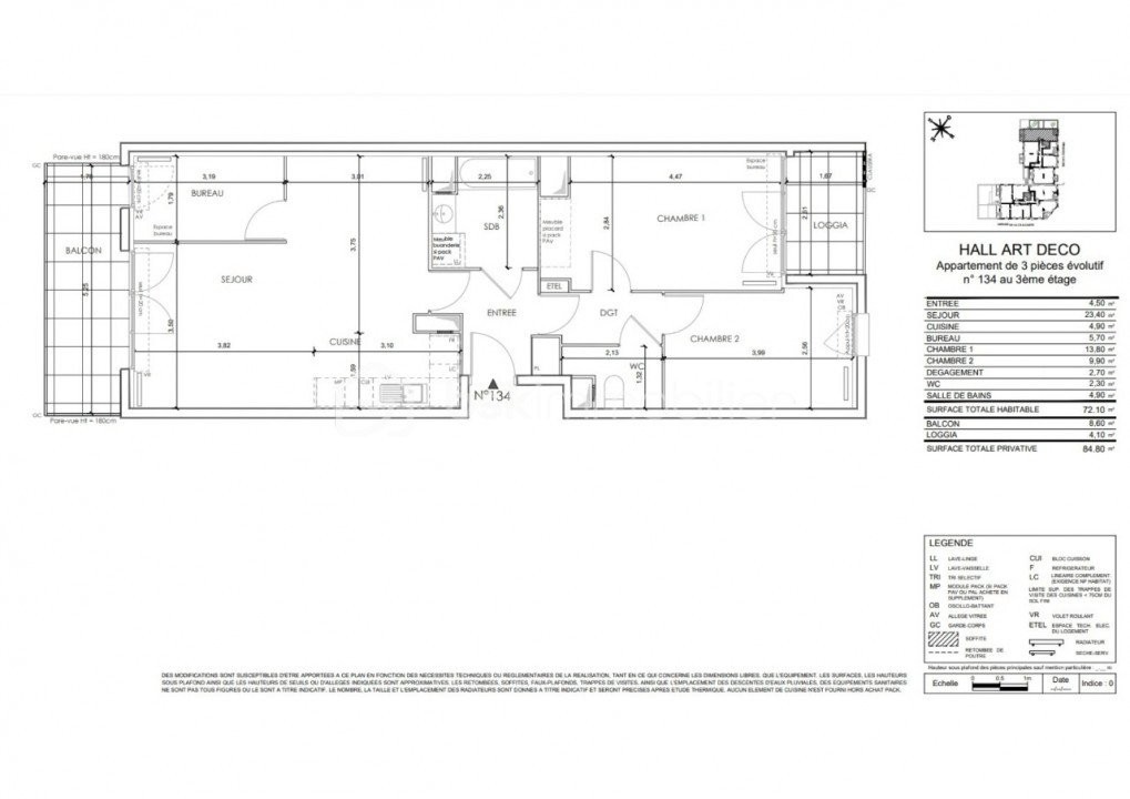 Vente Appartement à Évry 3 pièces