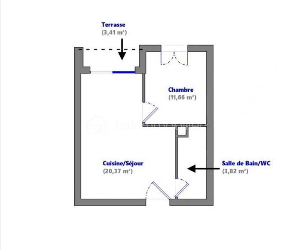 Vente Appartement à Béziers 2 pièces