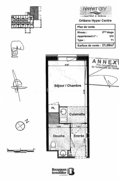 Vente Appartement à Orléans 1 pièce