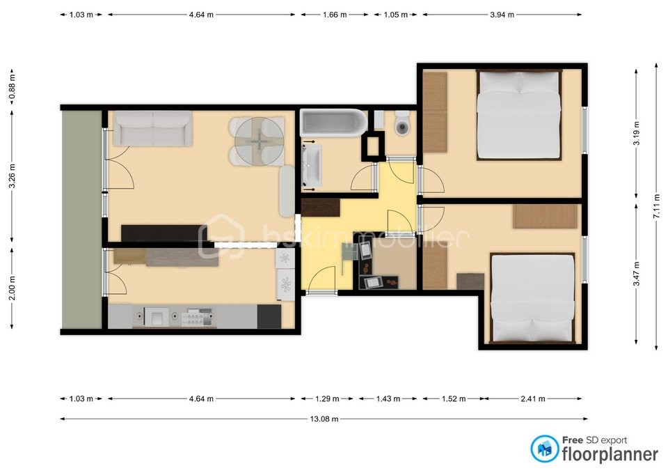 Vente Appartement à Groslay 3 pièces