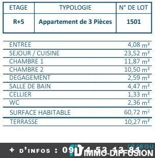 Vente Appartement à Paris Butte-Montmartre 18e arrondissement 3 pièces