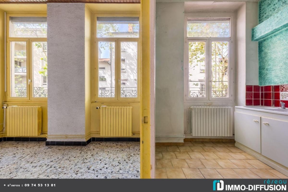 Vente Appartement à Lyon 3e arrondissement 3 pièces