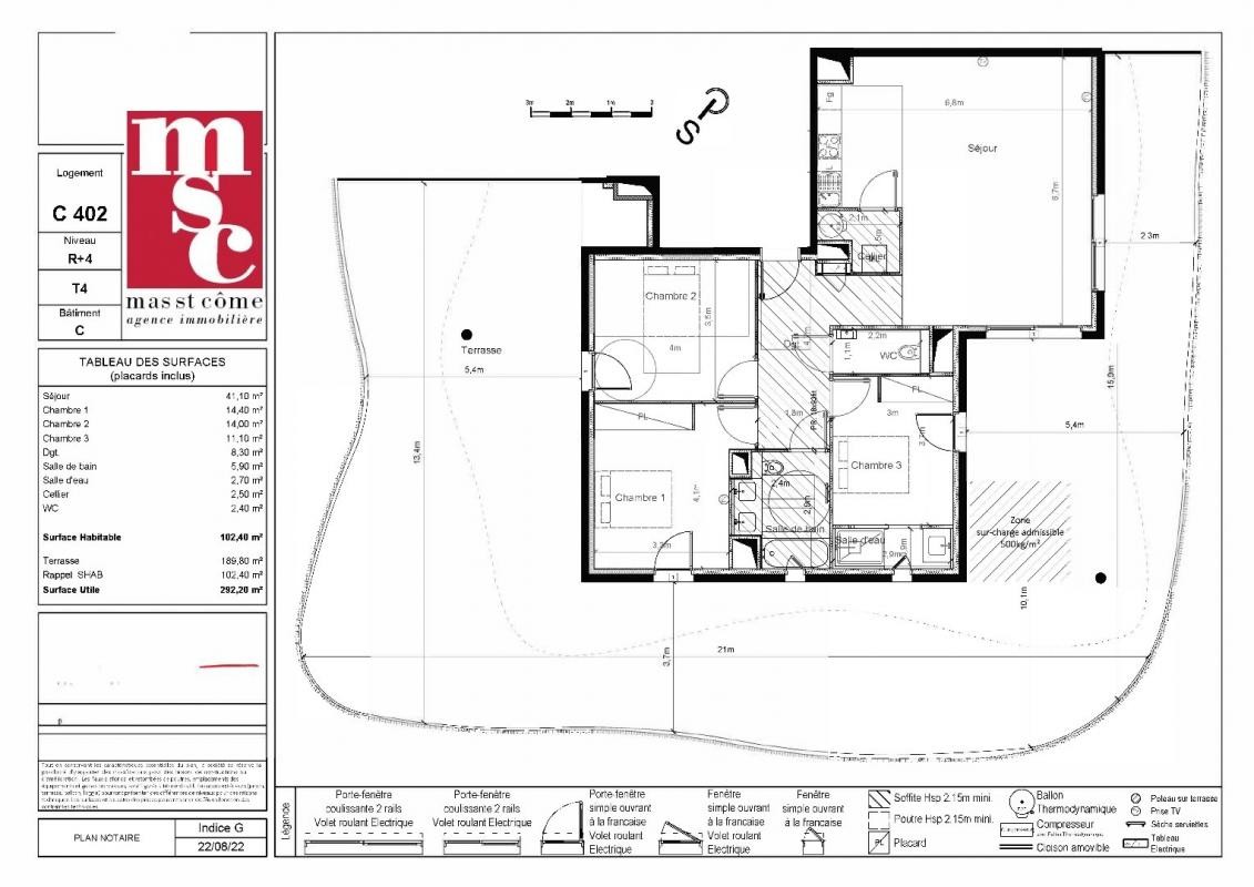 Vente Appartement à Sérignan 4 pièces