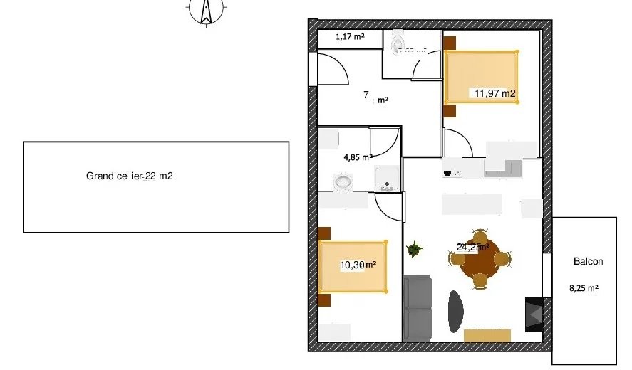 Vente Appartement à Floirac 3 pièces