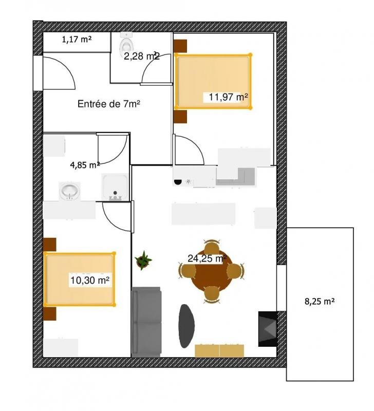 Vente Appartement à Floirac 3 pièces