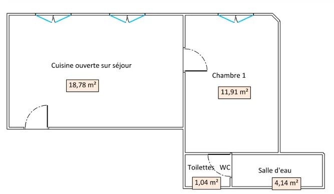 Vente Appartement à Vichy 2 pièces