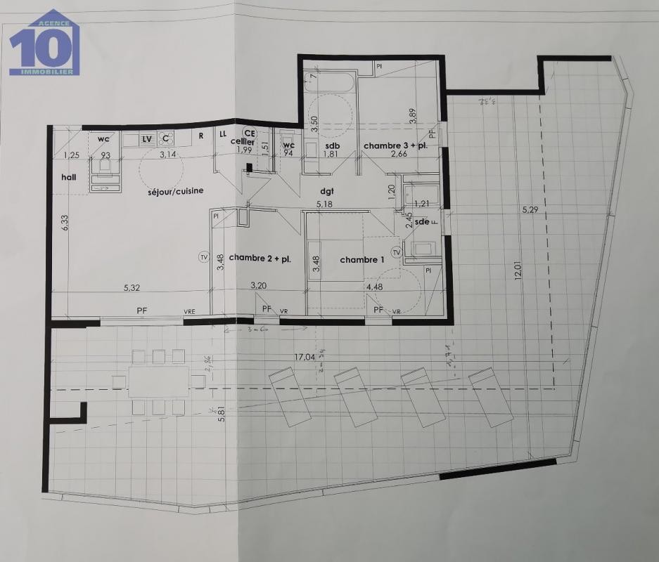 Vente Appartement à Sérignan 4 pièces