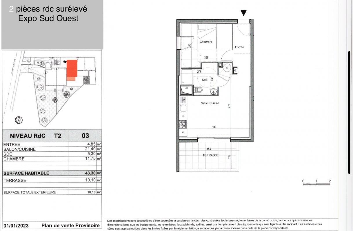 Vente Appartement à Nîmes 2 pièces