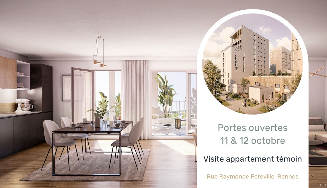 Neuf Appartement à Rennes 4 pièces