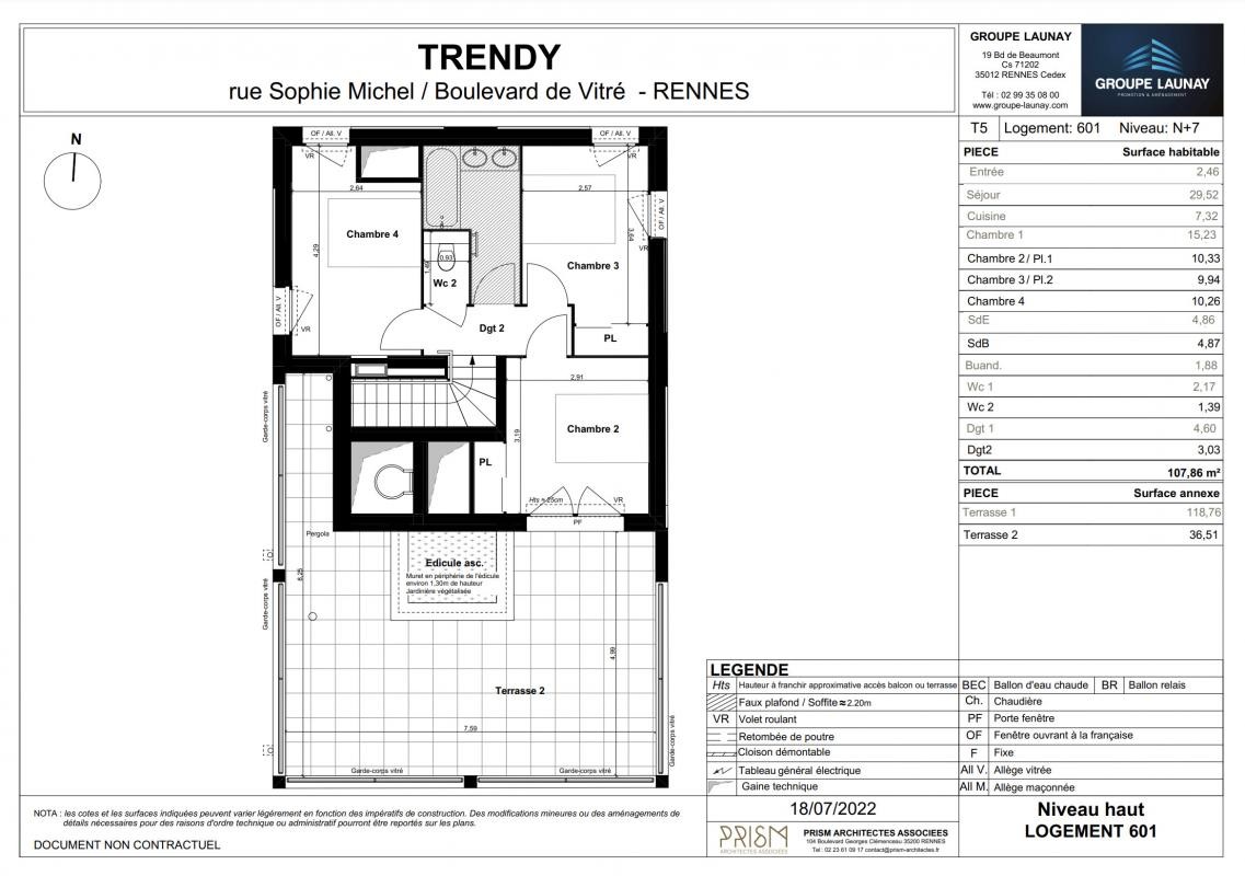 Neuf Appartement à Rennes 2 pièces