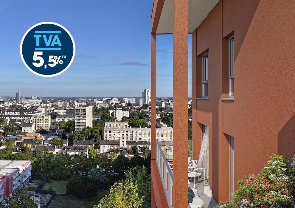 Neuf Appartement à Rennes 3 pièces