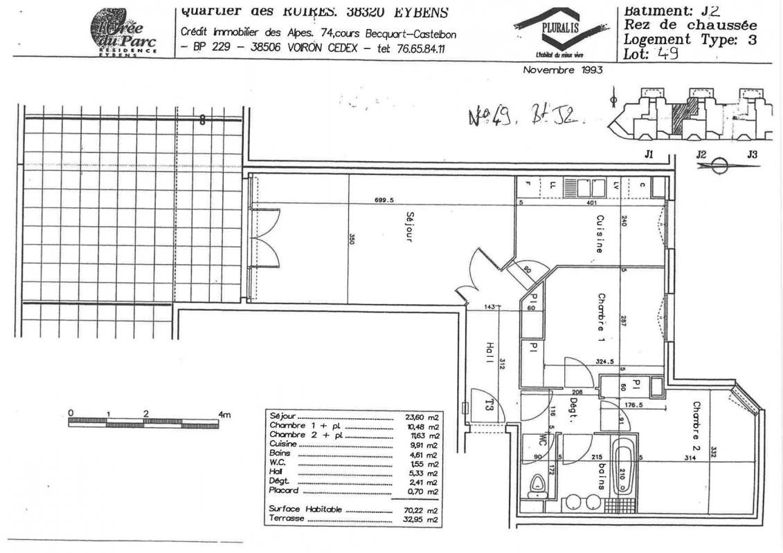 Vente Appartement à Eybens 3 pièces