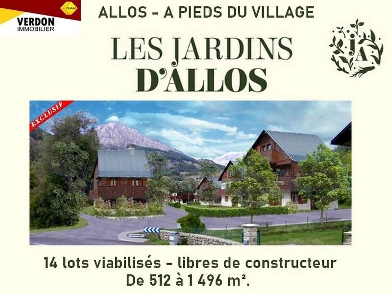 Vente Terrain à Allos 0 pièce