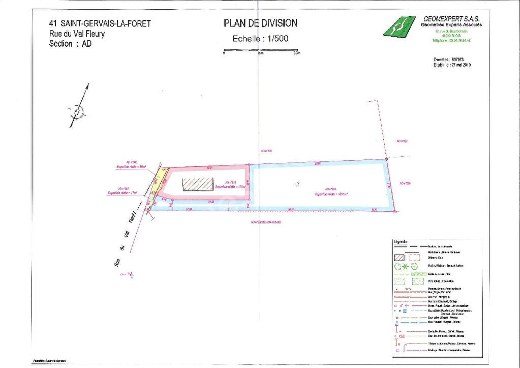 Vente Terrain à Saint-Gervais-la-Forêt 0 pièce