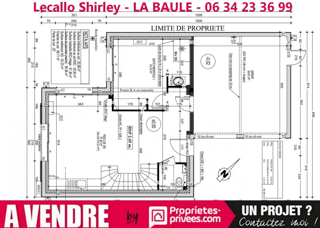 Vente Maison à la Baule-Escoublac 4 pièces