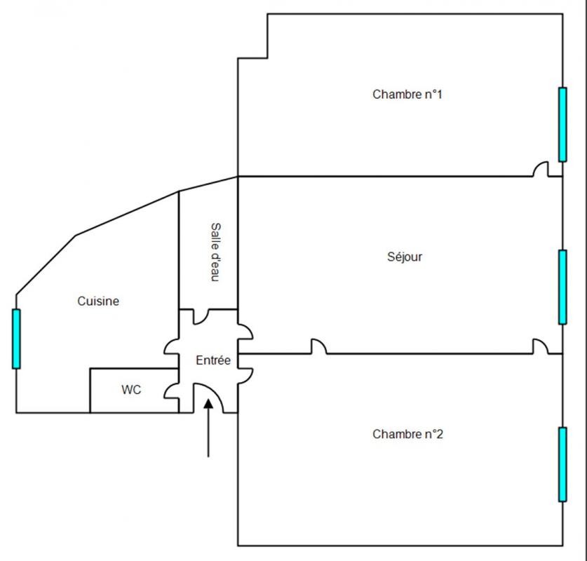 Vente Appartement à Levallois-Perret 3 pièces