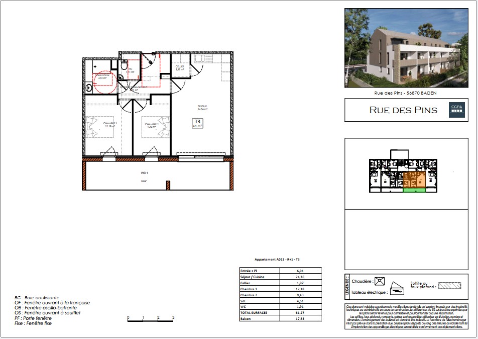 Vente Appartement à Baden 3 pièces