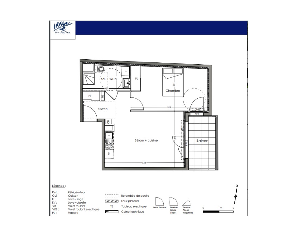 Vente Appartement à les Angles 2 pièces