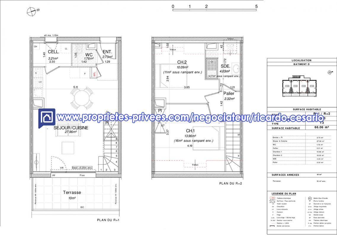 Vente Appartement à Pont-l'Abbé 3 pièces