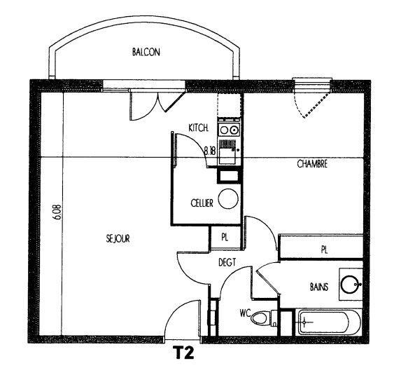 Vente Appartement à Gradignan 2 pièces