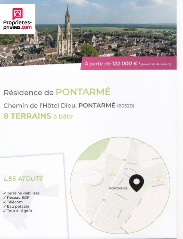 Vente Terrain à Pontarmé 0 pièce