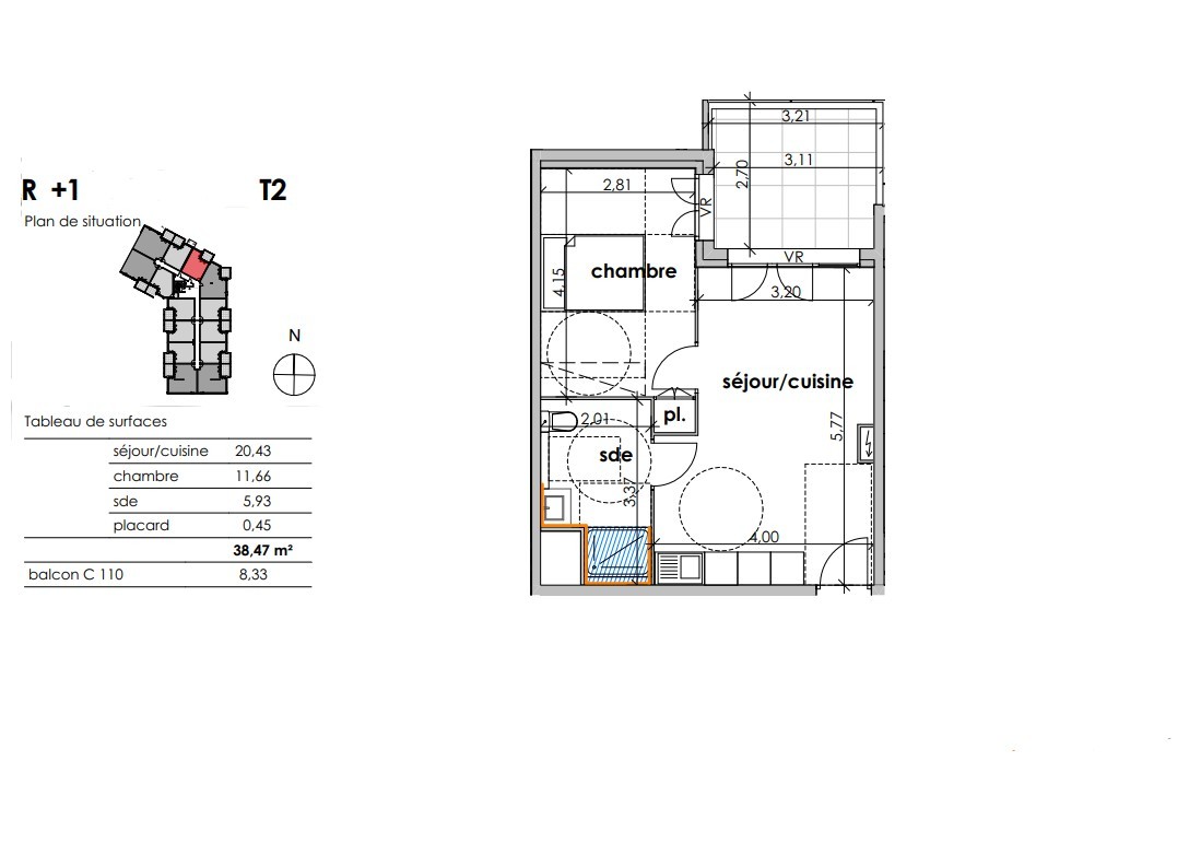 Vente Appartement à Sauvian 2 pièces