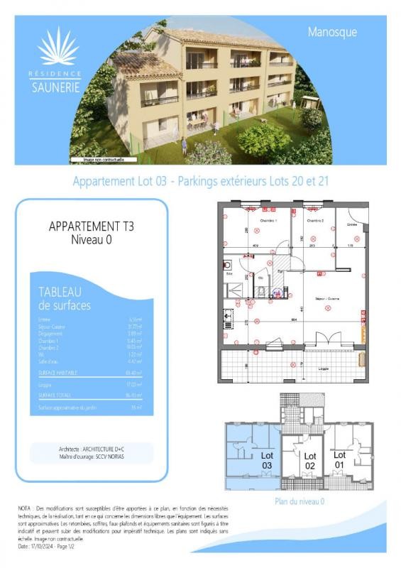 Vente Appartement à Manosque 3 pièces