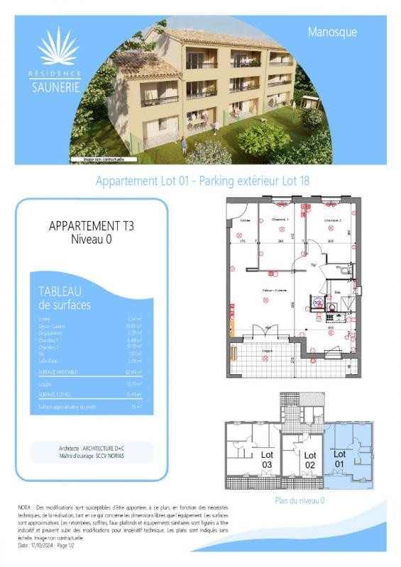 Vente Appartement à Manosque 3 pièces