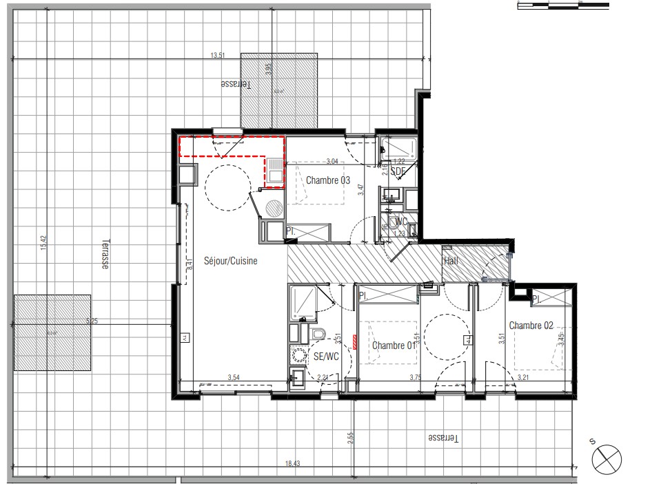 Vente Appartement à Béziers 4 pièces