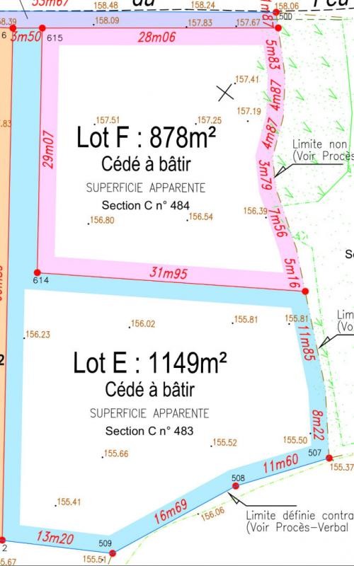 Vente Terrain à Saulnières 0 pièce