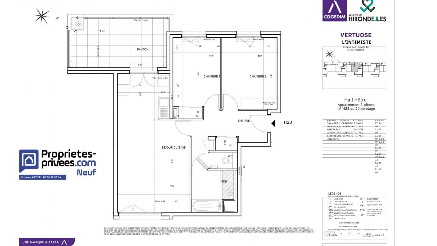 Vente Appartement à Annecy 3 pièces