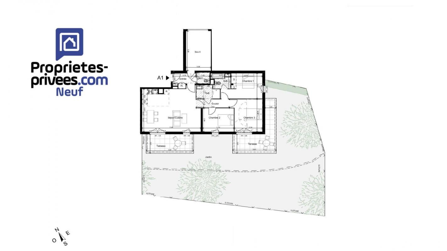 Vente Appartement à Saint-André-de-la-Roche 4 pièces