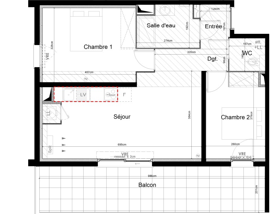 Vente Appartement à Sauvian 3 pièces