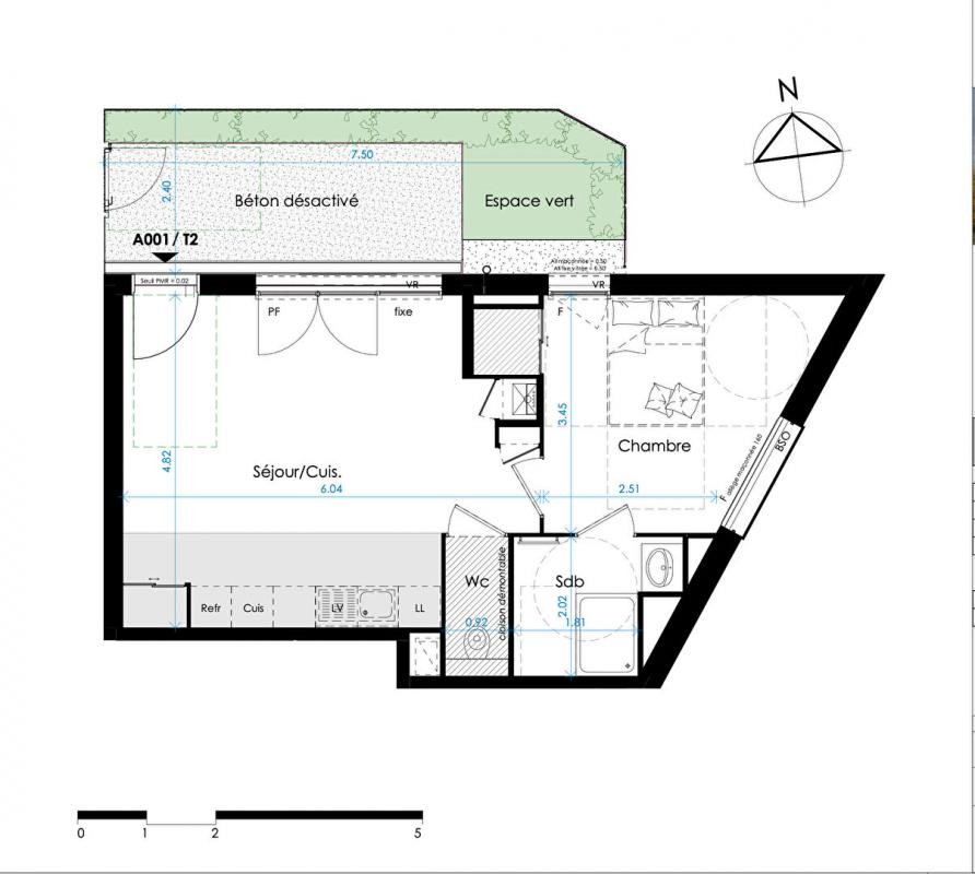 Vente Appartement à Caluire-et-Cuire 2 pièces