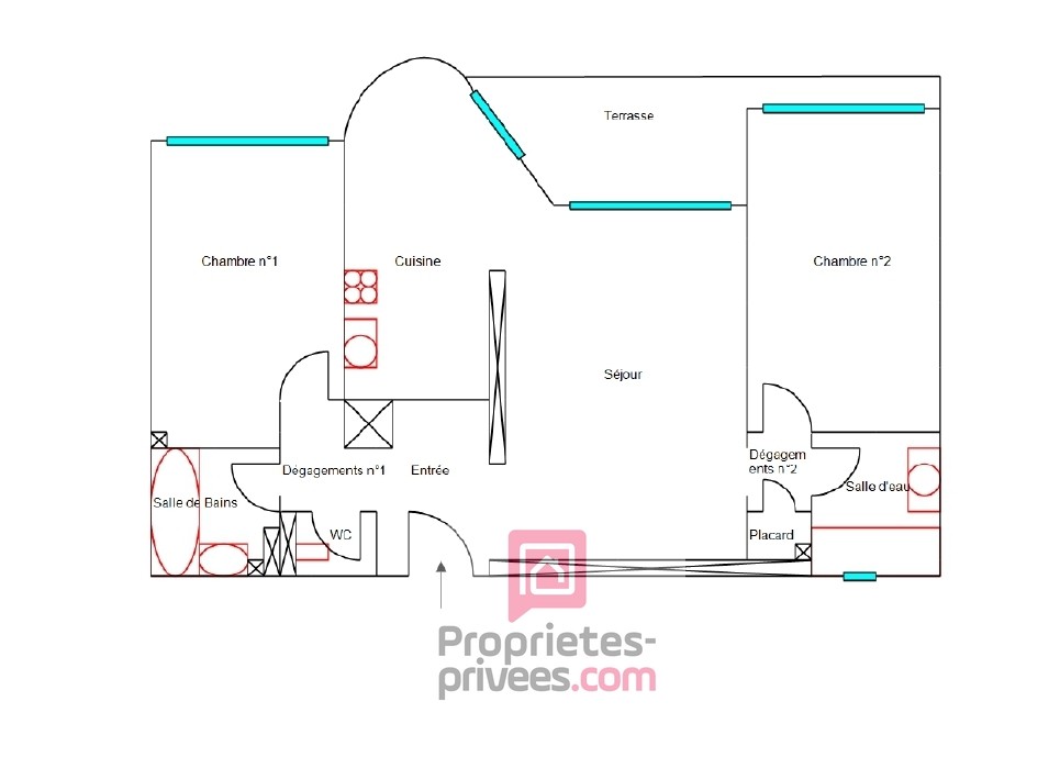 Vente Appartement à Saint-Laurent-du-Var 3 pièces