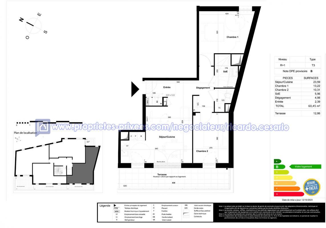 Vente Appartement à Brest 3 pièces