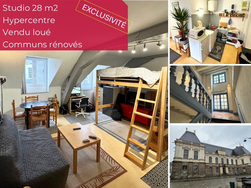 Vente Appartement à Rennes 1 pièce