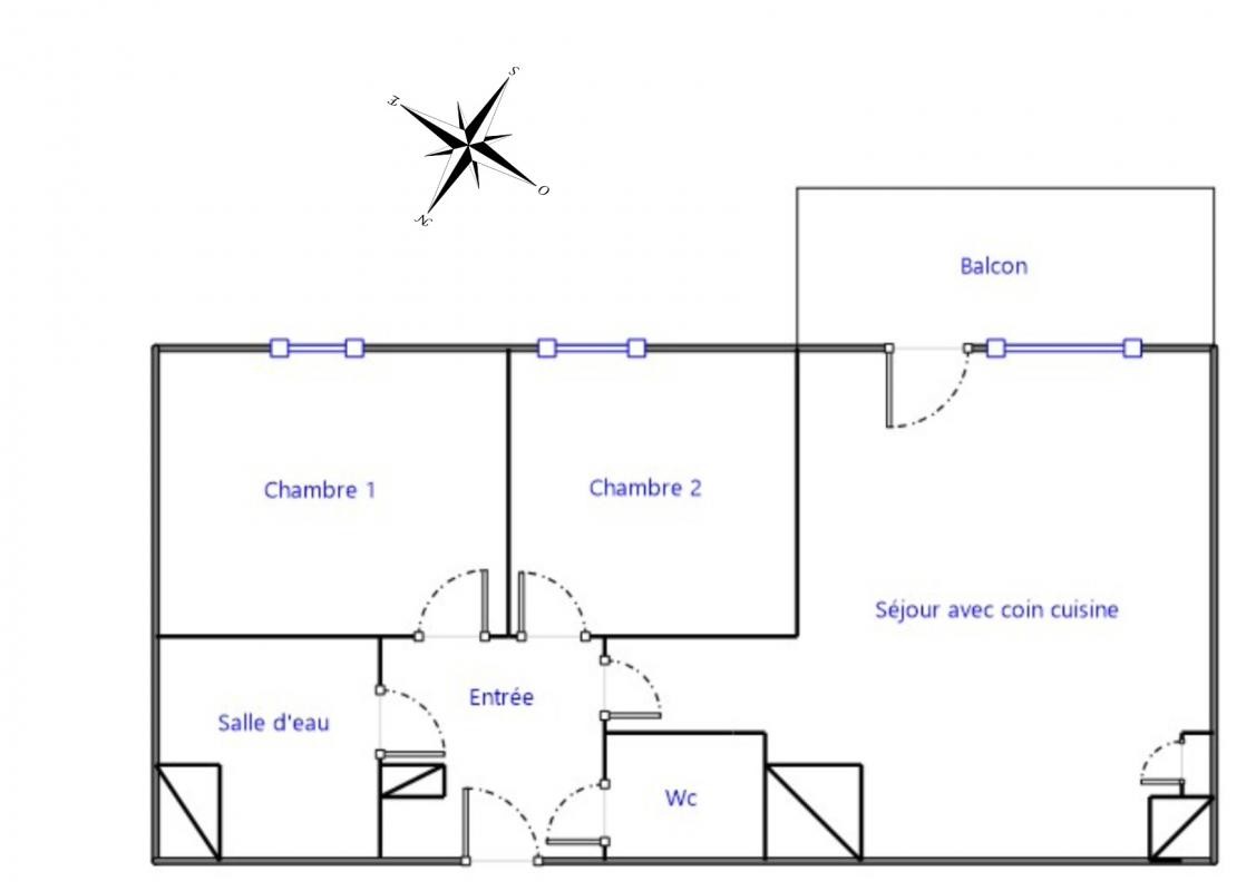 Vente Appartement à Saint-Malo 3 pièces